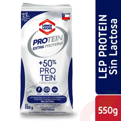 Leche en Polvo Descremada Protein Extra Proteína 550 G