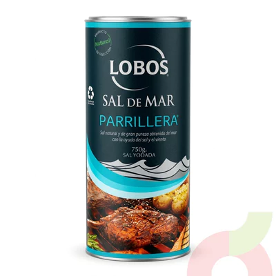 Sal de Mar Parrillera Lobos 750Gr