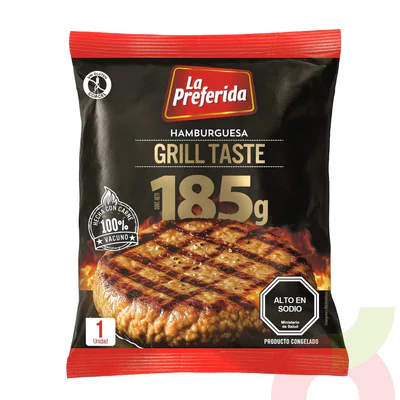 Hamburguesa Grill Taste La Preferida 185Gr