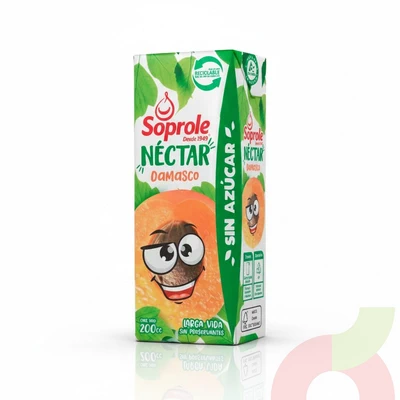 Jugo Damasco Soprole 200Ml