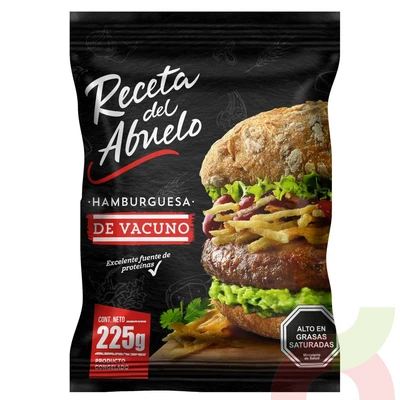 Hamburguesa de Vacuno Receta del Abuelo 225Gr