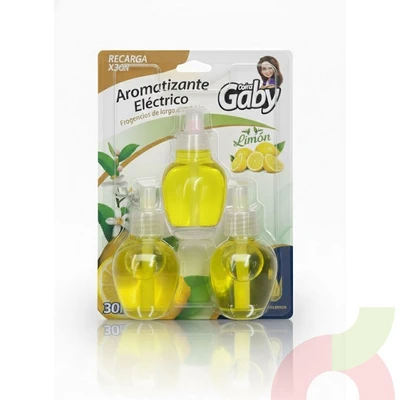 Recarga Aromatizante Limón Doña Gaby 30Ml 3 Unidades
