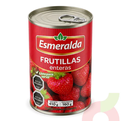 Frutillas Enteras Esmeralda 410Gr 