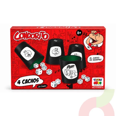 Juego de 4 Cachos Condorito Toyng