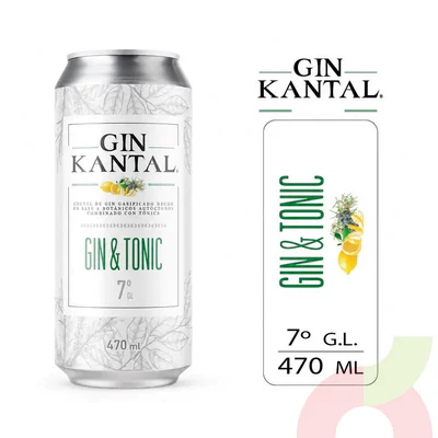 Cóctel Gin & Tonic Kantal 470Cc