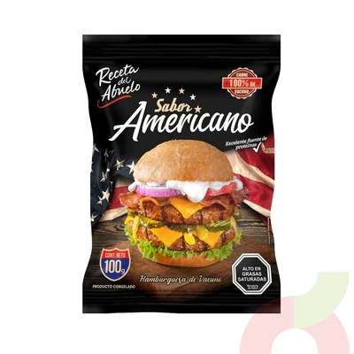 Hamburguesa Americana Receta del Abuelo 100Gr