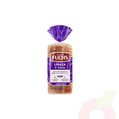 Pan Linaza Chía Fuchs 350Gr