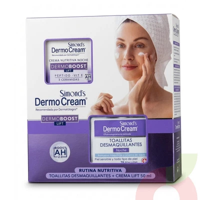 Set DermoCream Toallitas Desm. + Crema Lift Simonds 50Ml