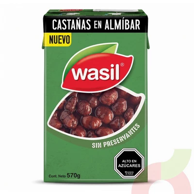 Castañas en Almíbar Wasil 570Gr