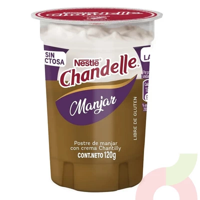 Chandelle Manjar Sin Lactosa Nestlé 120Gr