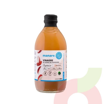 Vinagre de Manzana Orgánico Manare 500Ml