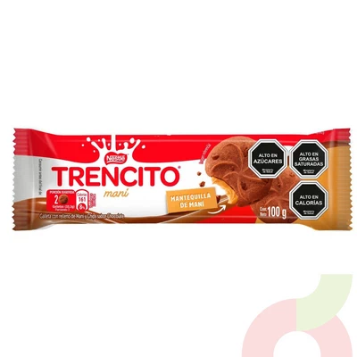 Galletas Maní & Chips Chocolate Trencito 100Gr