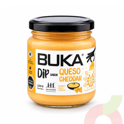 Dip Untable Queso Cheddar Buka 220Gr 