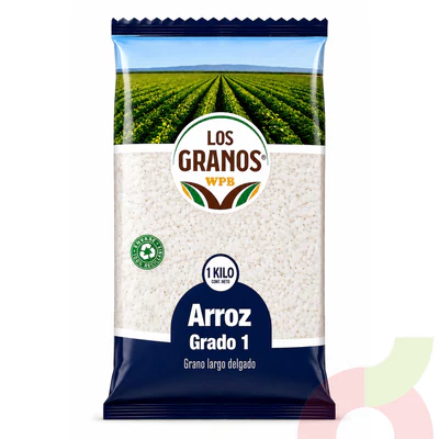 Arroz Grano Largo G1 Los Granos 1Kg 