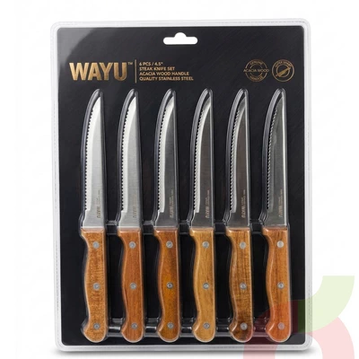 Set 6 Cuchillos Wayu