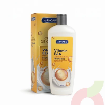 Crema Corporal Vitamin E&A U-Care 600Ml