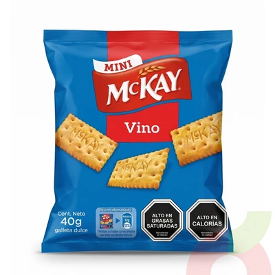 Galletas Mini Vino Mckay 40Gr