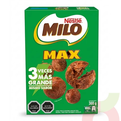 Cereal Milo Max Nestlé 300Gr