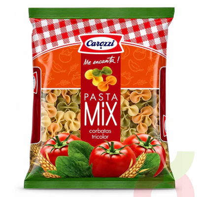 Corbatas Mix Tricolor Carozzi 400Gr