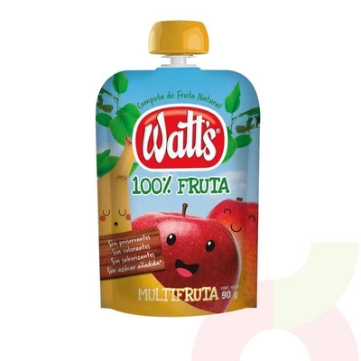 Pouch WattS Multifrutal 90 Gr
