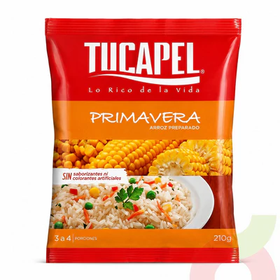 Arroz Preparado Primavera Tucapel 210Gr