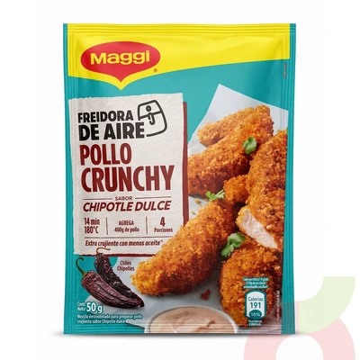 Sazonador Pollo Crunchy Chipotle Dulce Maggi 50Gr