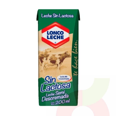 Leche Semidescremada Loncoleche 200Cc