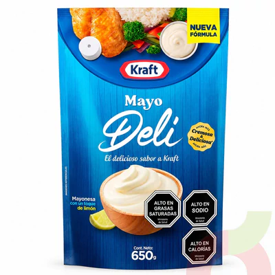 Doypack Mayonesa Deli Kraft 650Gr