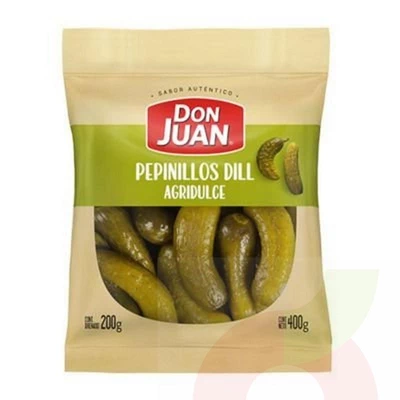 Pepinillo Dill Agridulce Don Juan 200Gr
