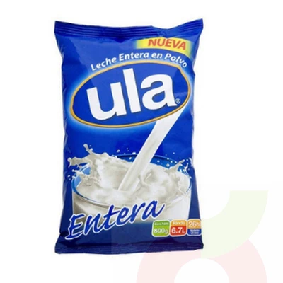 Leche en polvo Entera Ula 800Gr