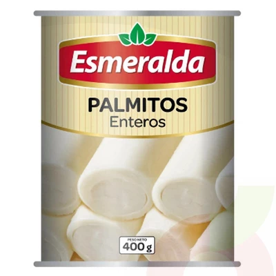 Palmitos Enteros en Conserva Esmeralda 400Gr