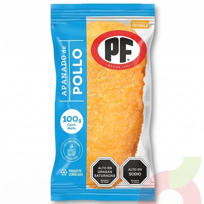 Congelado Apanado Pollo PF 100Gr