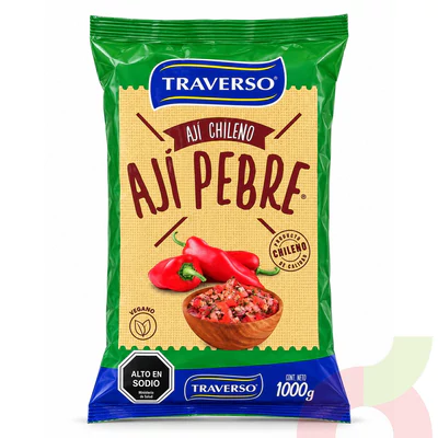 Bolsa Ají Pebre Traverso 1Kg