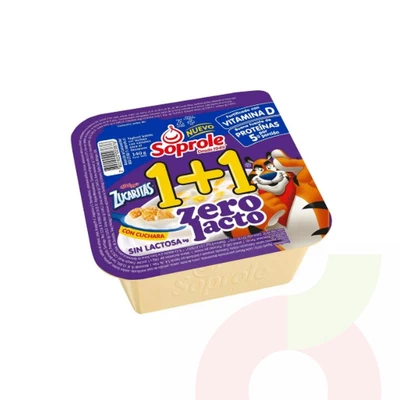 Yoghurt  1+1 Zucaritas Zerolacto 140gr