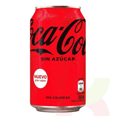 Bebida Lata Zero Coca Cola 350Cc