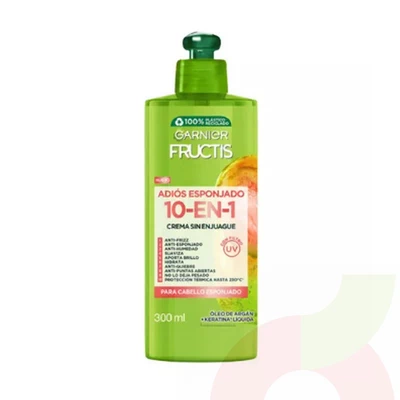 Crema de Peinar Adiós Esponajado 10 en 1 Fructis 300ml