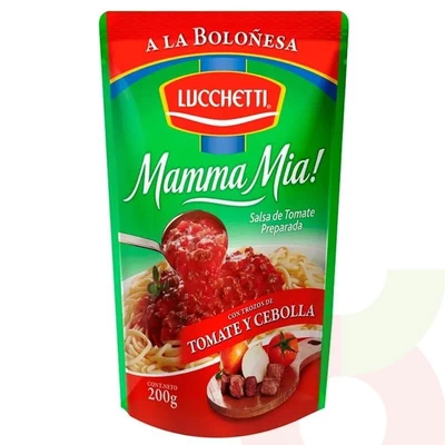 Salsa Bolognesa Mamma Mia Lucchetti 200Gr