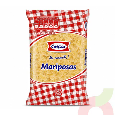 Pasta Mariposas Carozzi 250Gr