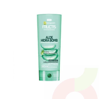 Acondicionador Fortificante Aloe Hidra Bomb Cabello Deshidratado Fórmula Vegana Fructis 350Ml