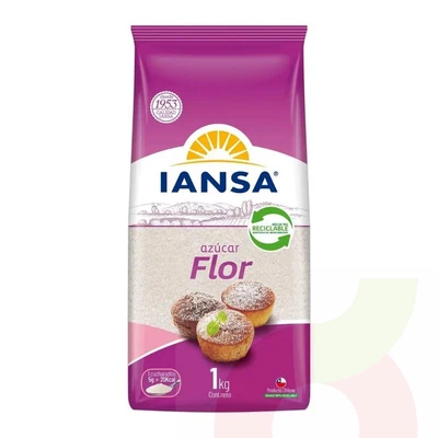 Azúcar Flor Iansa 1Kg  