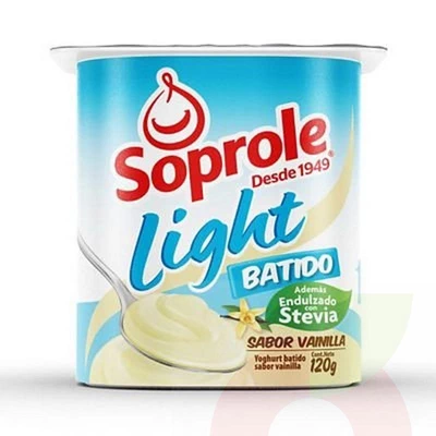 Yogurt Light Vainilla Soprole 120Gr