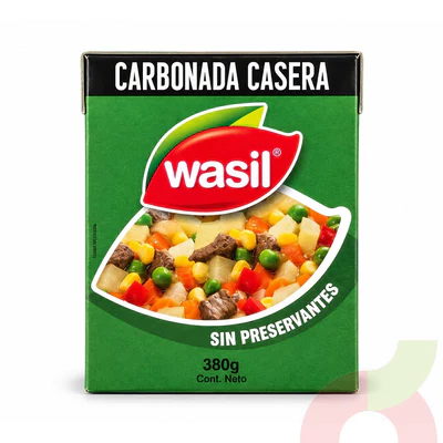 Tetrapack Carbonada Casera Wasil 380Gr