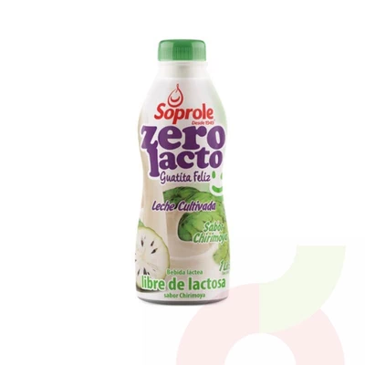 Leche Cultivada Zerolacto Chirimoya Soprole 1Lt