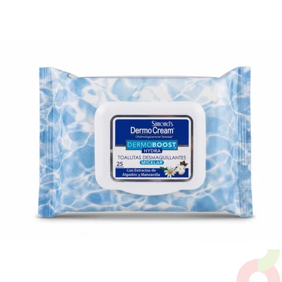 Toallitas Desmaquillantes Micelar Simonds 25 Unidades