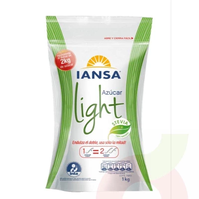Azúcar Light con Estevia Iansa 500Gr