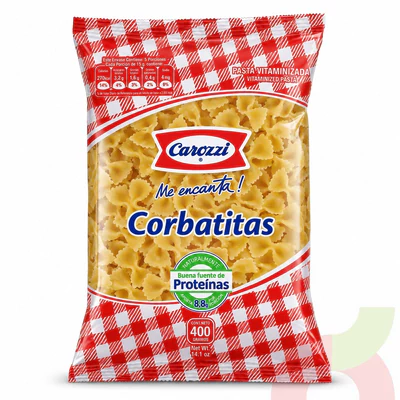 Corbatitas Carozzi 400Gr