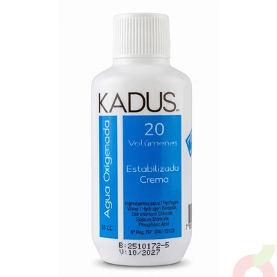 Agua Oxigenada Estabilizada Crema Kadus 55Cc 20 Vol.