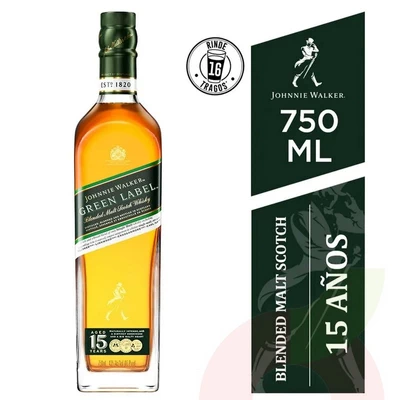 Whisky Jhonnie Walker Green Label 750Cc 