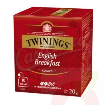 Té Breakfast Twinings 10 Unidades 20Gr                  