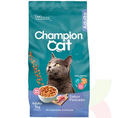 Alimento Gato Adulto Pescado Champion Cat 1Kg